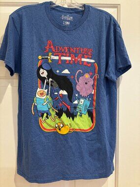 "Adventure Time" -Cartoon Network Graphic Tee - Mens M